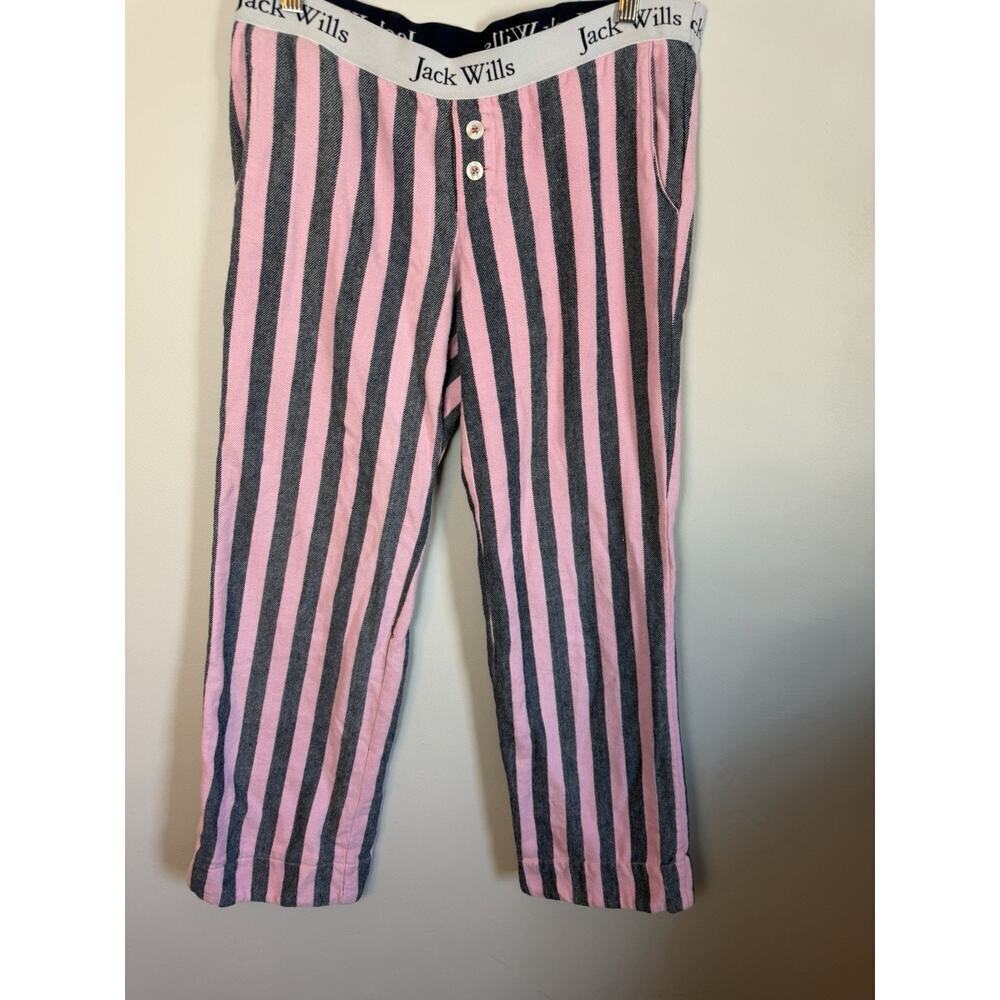 Jack Wills University Outfitters Women's Stripe Pajama bottoms Sz 6 Y2K Vintage